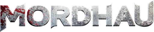 Logo overlayed over banner for game Mordhau