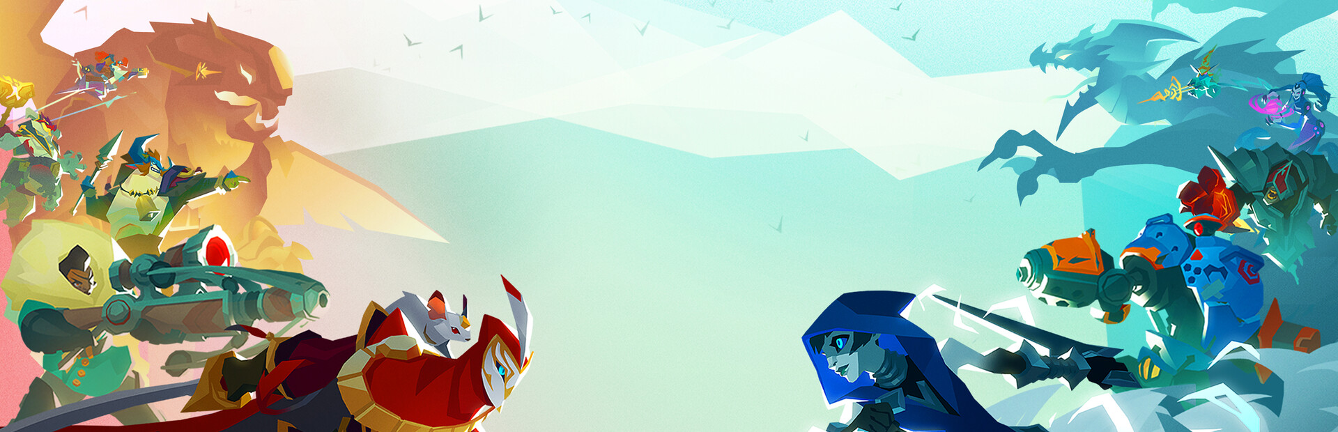 Wide banner of game Gigantic
