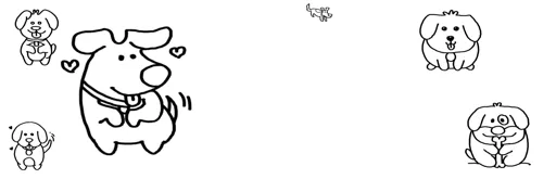Banner image of 101 Cute Dogs: Find & Paint