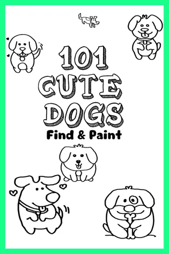 Boxart for game 101 Cute Dogs: Find & Paint