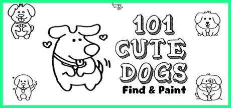 Other image of 101 Cute Dogs: Find & Paint