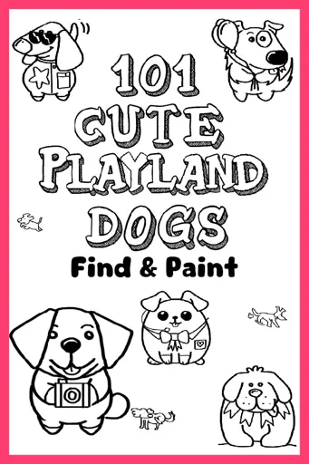 Boxart for game 101 Cute Playland Dogs: Find & Paint