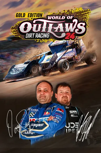 Boxart of game World Of Outlaws: Dirt Racing 24 Gold Edition